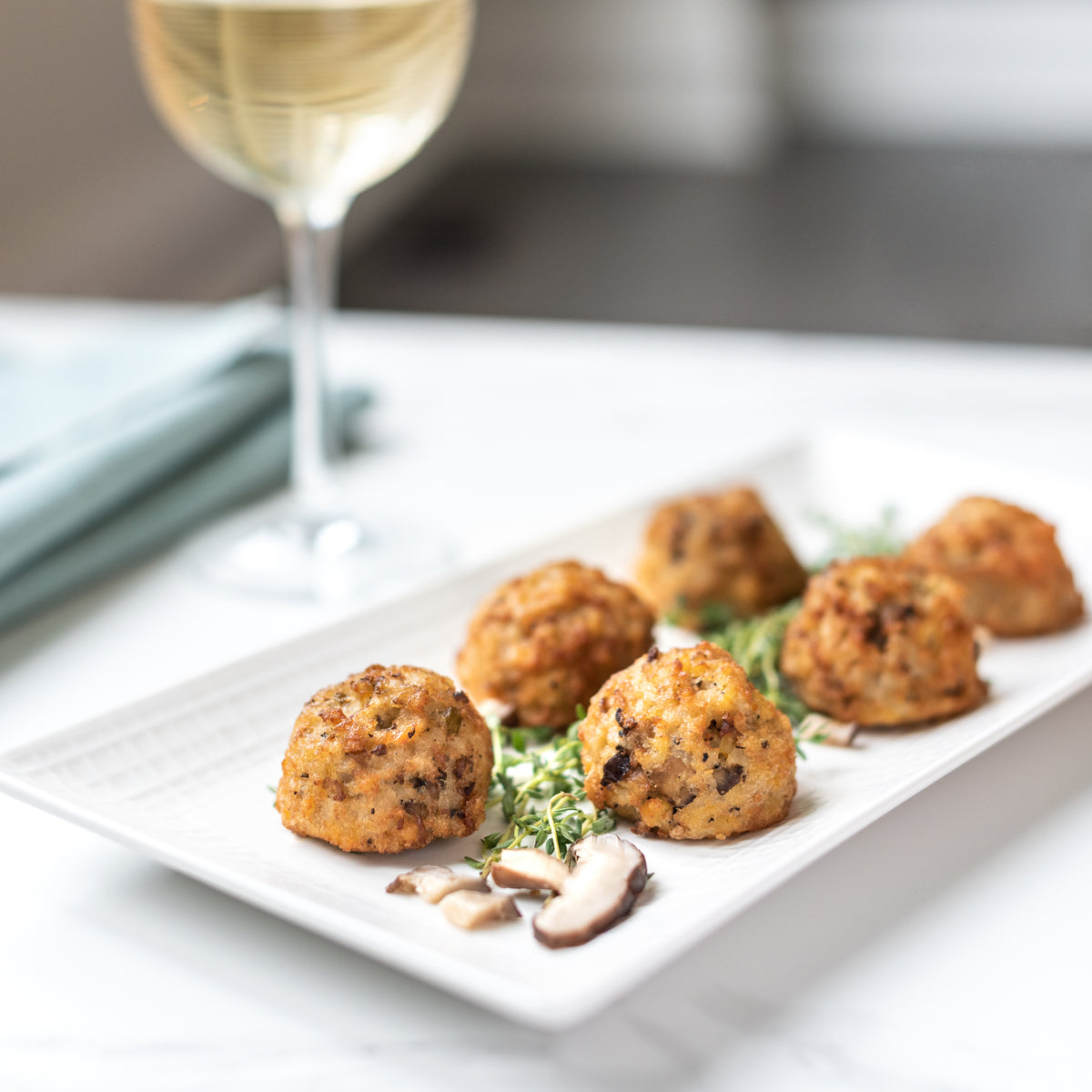 MUSHROOM RISOTTO BALLS My Little Chickpea Gourmet Foods